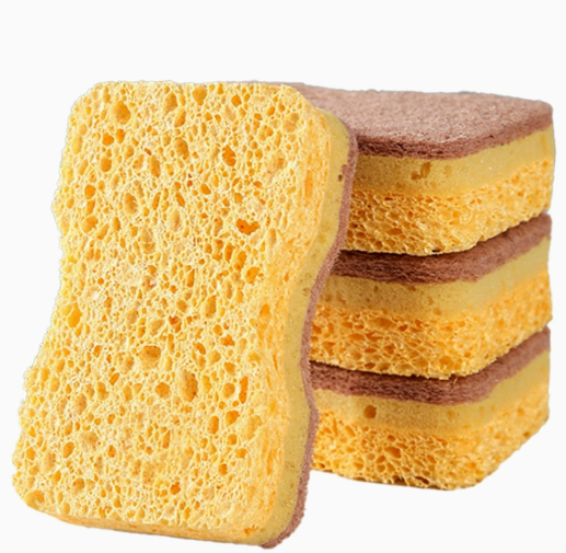 天然木浆棉抹布洗碗清洁海绵擦家厨房刷锅神器百洁布