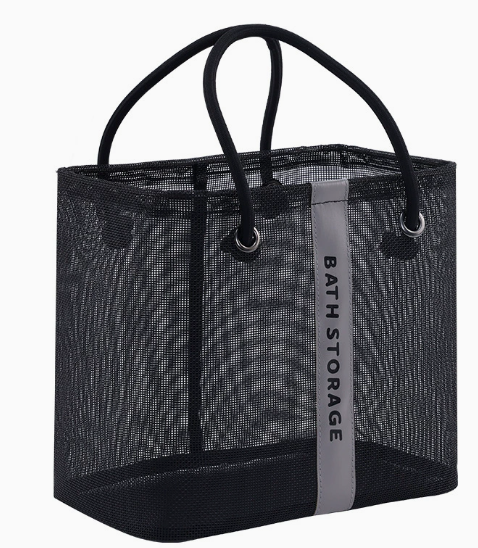 网眼游泳袋子浴兜男士洗漱包学生宿舍洗漱用品收纳洗澡篮