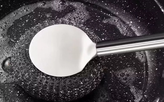 不锈钢家用厨房长柄锅刷洗碗清洁刷子大号钢丝球神器