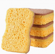 天然木浆棉抹布洗碗清洁海绵擦家厨房刷锅神器百洁布