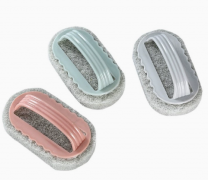 带柄刷海绵清洁刷浴室浴缸玻璃缝隙清洗刷子厨房瓷砖刷洗碗锅刷子